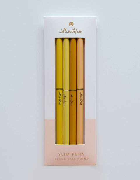 Slim Pen Sunny Days, Set of Four