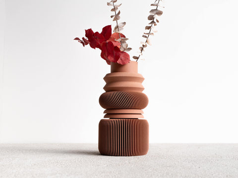 Nu Terracotta Modular Vase