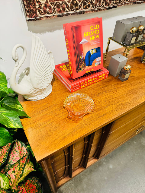 Vintage Glass Shell Dish