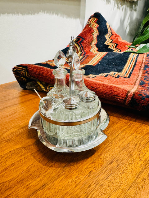 Vintage Oil and Vinegar Caddy