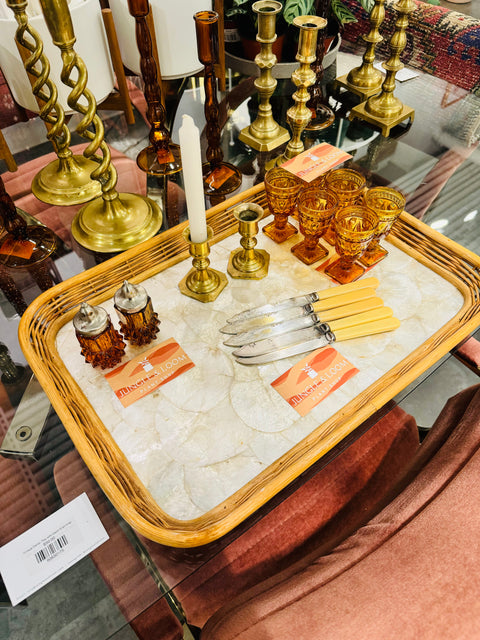 Vintage Capiz Trays