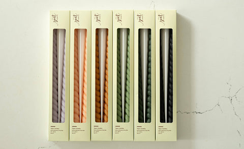 Twisted Taper Candle Set | 11.5 inch