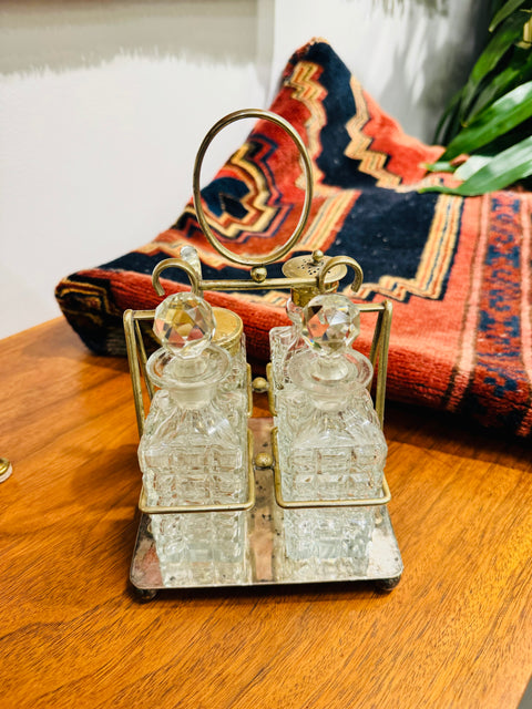 Vintage Oil and Vinegar Caddy