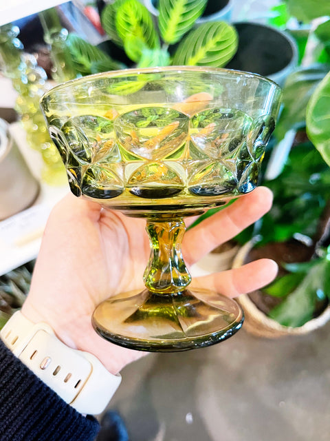 Vintage Noritake Green Glasses