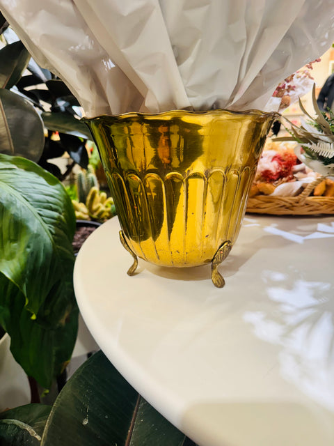Vintage Brass Decorative Container