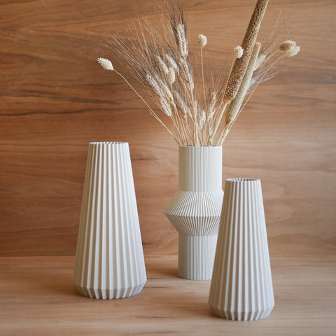 Recycled Wood Vase