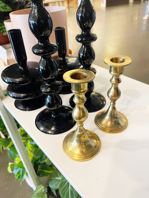 Vintage Brass Candlesticks