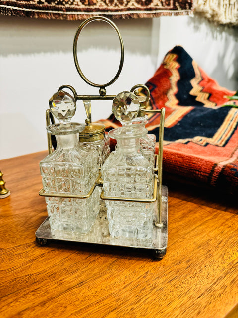 Vintage Oil and Vinegar Caddy