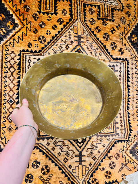 Vintage Brass Decorative Container