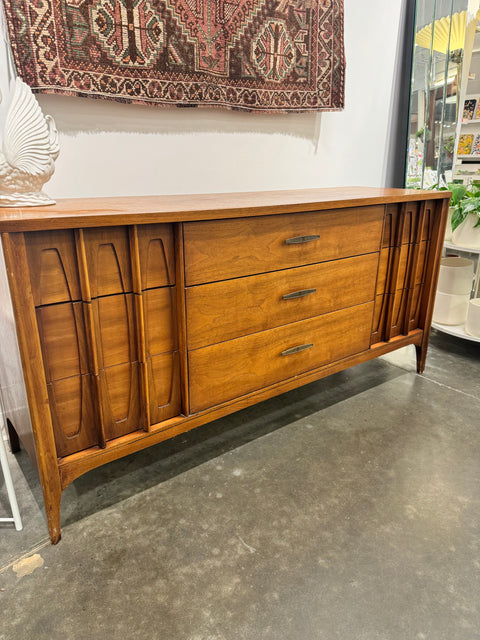 Mid Century Modern Kent Coffee Low Boy Dresser