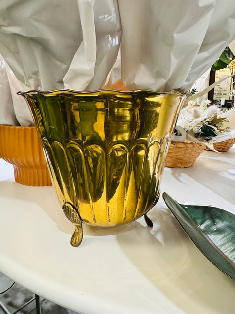 Vintage Brass Decorative Container