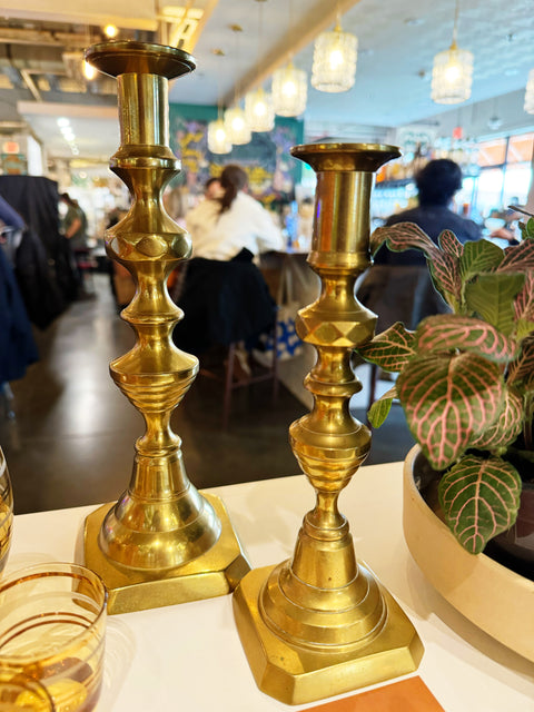 Vintage Brass Candlesticks