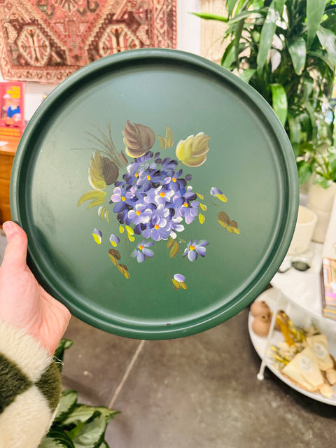 Vintage Floral Trays