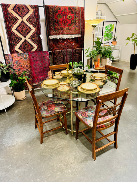 Vintage Set of Dining Chairs