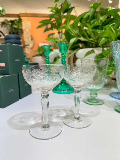 Vintage Etched Coupes