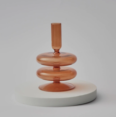 Glass Candle Holder
