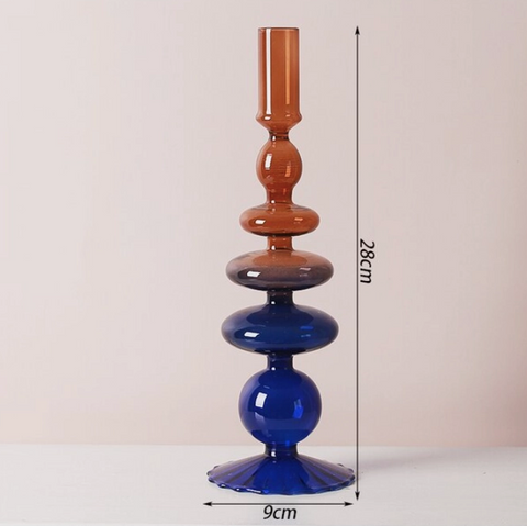 Glass Candle Holder