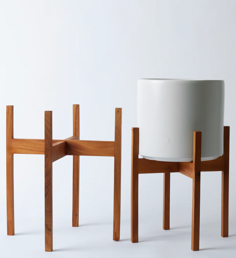 Square Leg Mahogany Stand