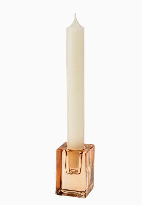 Luca Glass Candle Holder