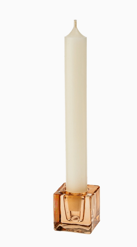 Luca Glass Candle Holder