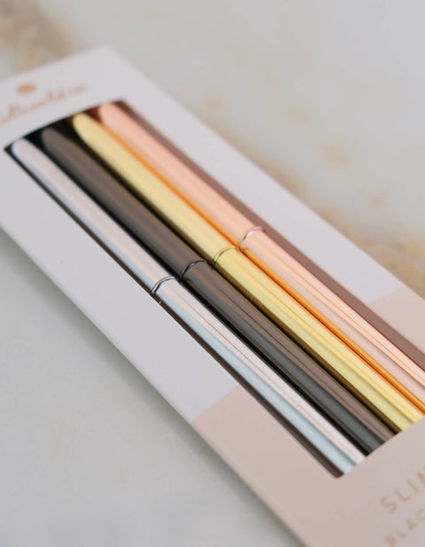 Slim Pen Metallic, Set of Four