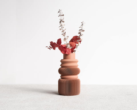 Nu Terracotta Modular Vase