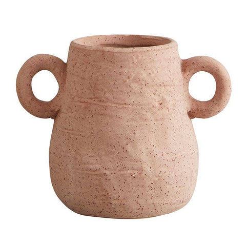 Stoneware Handle Vase