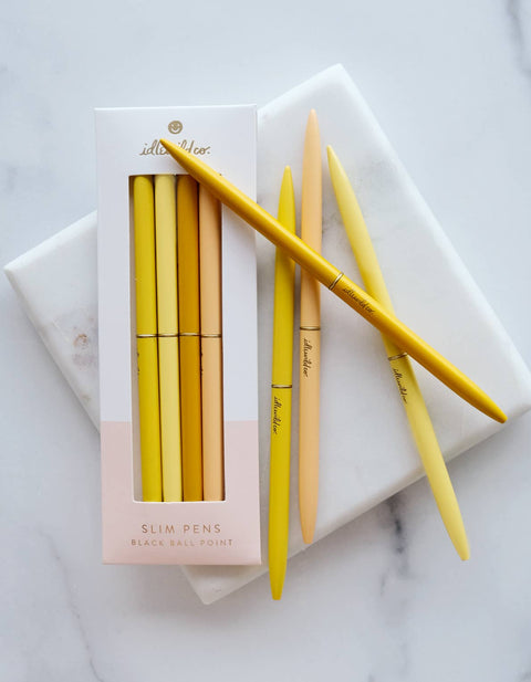 Slim Pen Sunny Days, Set of Four