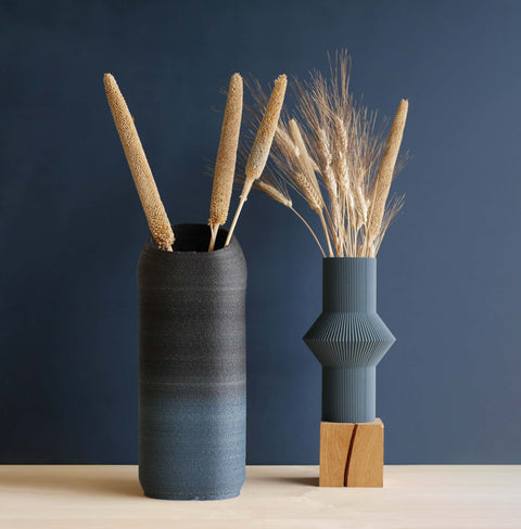 Recycled Wood Vase