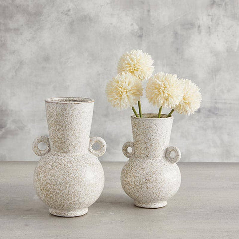 Glazed Vase with Handles