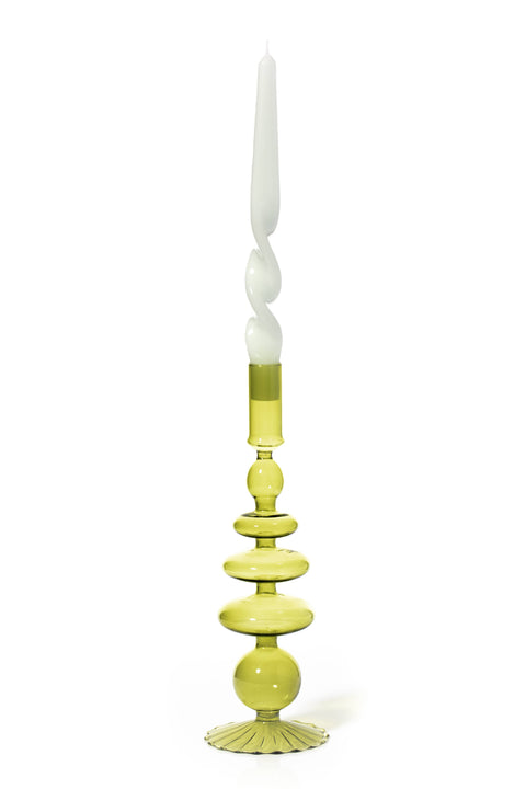 Glass Candle Holder
