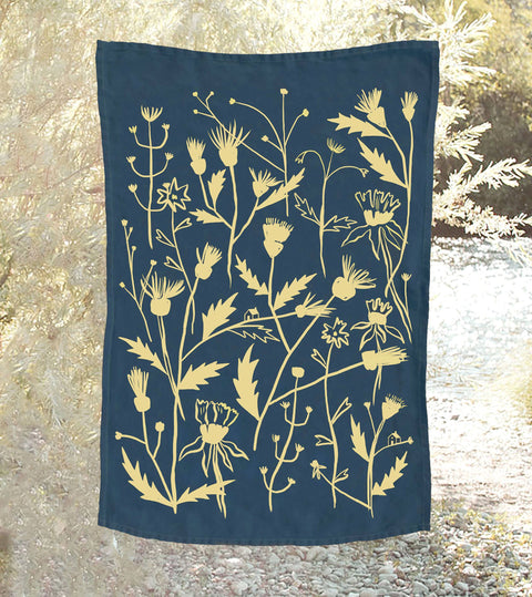 Wild Weeds Tea Towel