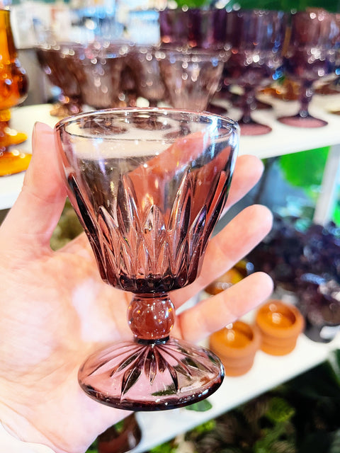 Vintage Hazel Atlas Moroccan Amethyst Glasses