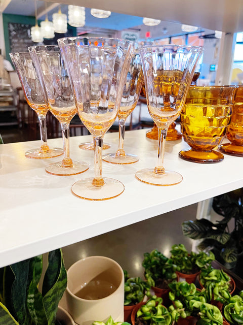 Vintage Tiffin Pink Glasses