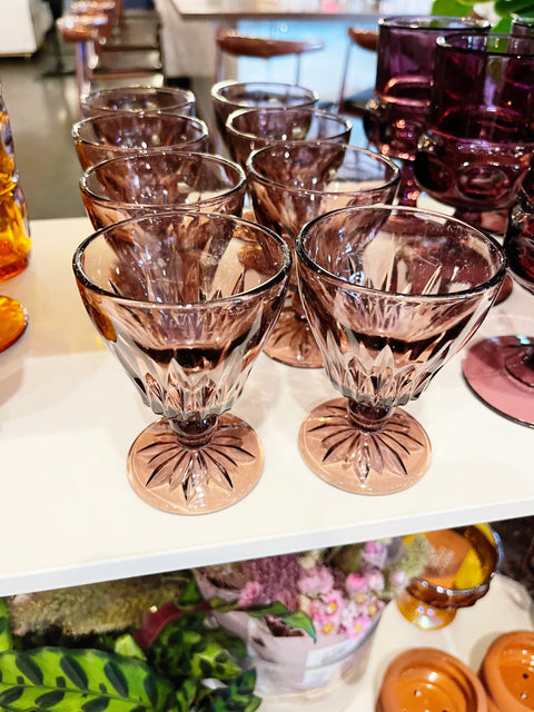 Vintage Hazel Atlas Moroccan Amethyst Glasses