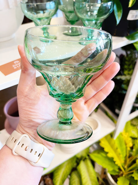 Vintage Viking Mint Champagne Glasses