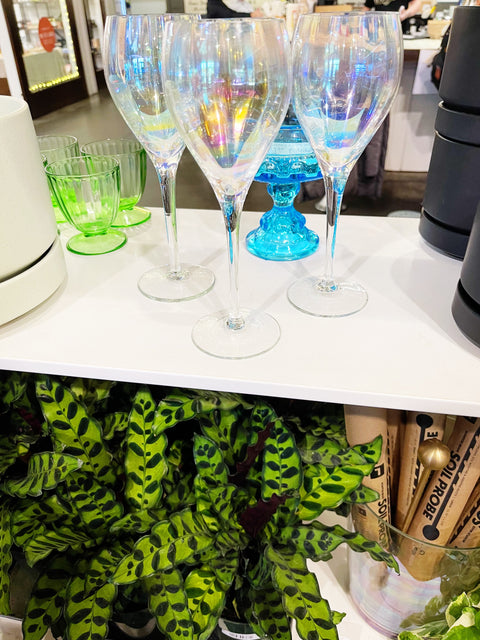 Vintage Iridescent Tiffin Glasses