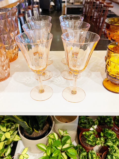 Vintage Tiffin Pink Glasses