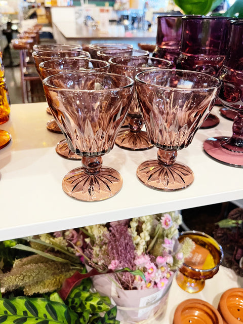 Vintage Hazel Atlas Moroccan Amethyst Glasses