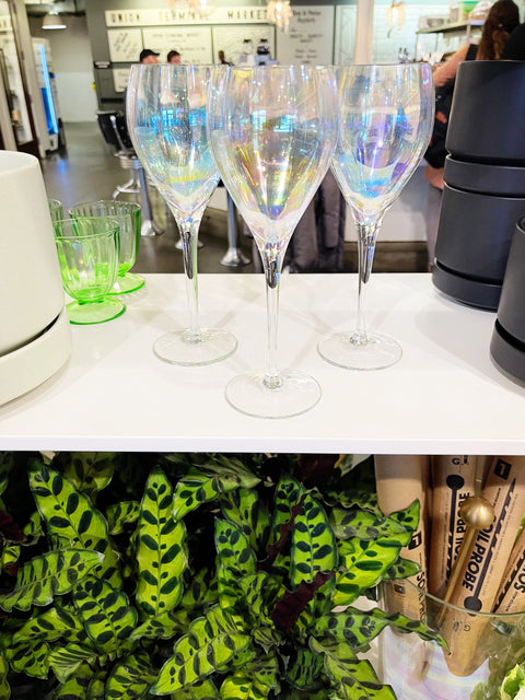 Vintage Iridescent Tiffin Glasses