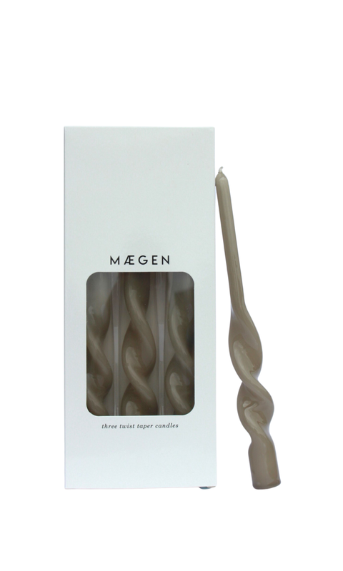 Twist Taper Candles - 3 Pack