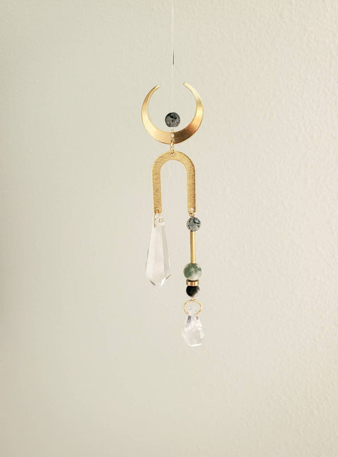 Suncatcher | Moon and Tree Agate