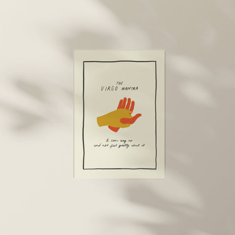 Hand-Drawn Zodiac Mantra Prints