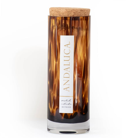 Tortoise Jar with Cork Lid & Matches
