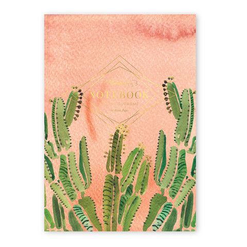 Coral Cactus Jotter Supreme