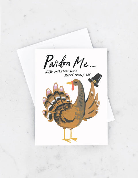 Thanksgiving Turkey Pardon Card