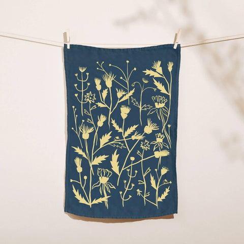 Wild Weeds Tea Towel