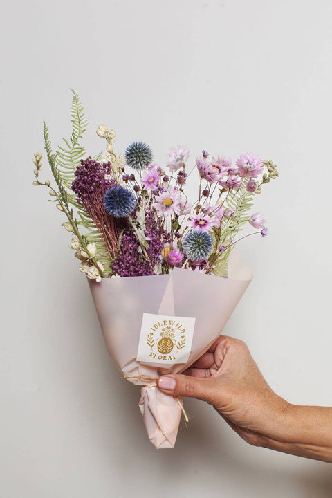 Purple & Green Mix Bouquet