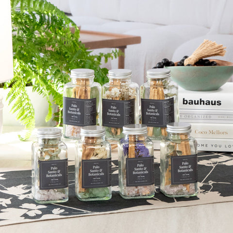 Palo Santo & Lavender Smudging Jar Set