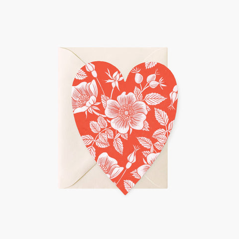 Rose Heart Valentine's Day Card